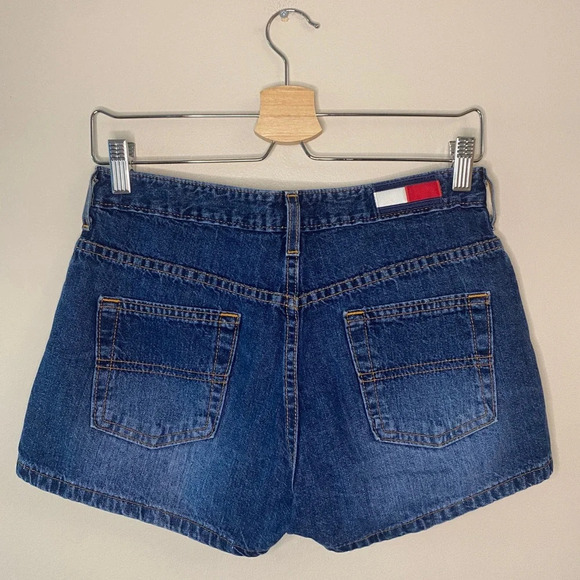 Vintage Tommy Hilfiger Denim Shorts 100% Cotton - Picture 2 of 5